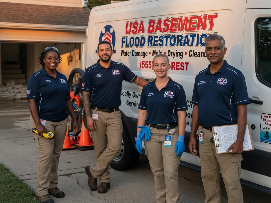 Basement Flood Cleanup company in Couderay, WI